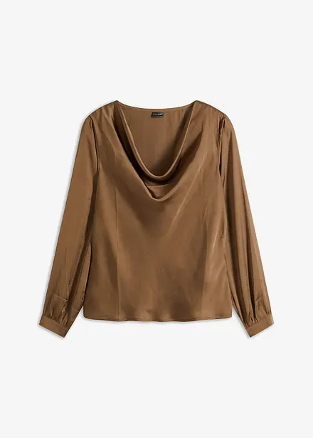 Blusa in satin fine
