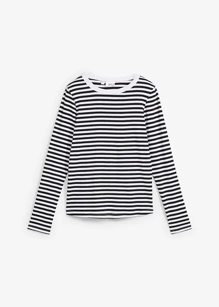 Maglia a maniche lunghe in puro cotone biologico