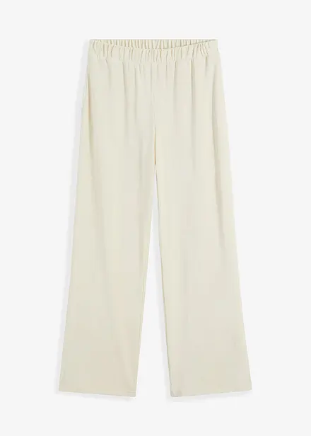 Pantaloni di velluto con cinta elastica