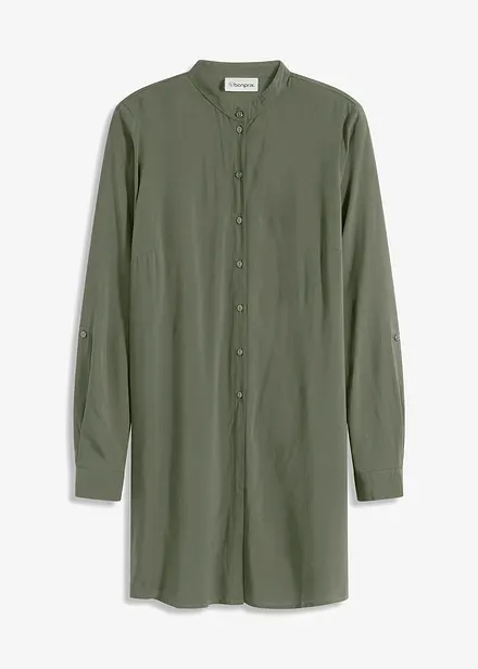 Camicia lunga in viscosa