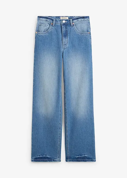 Jeans straight, a vita alta