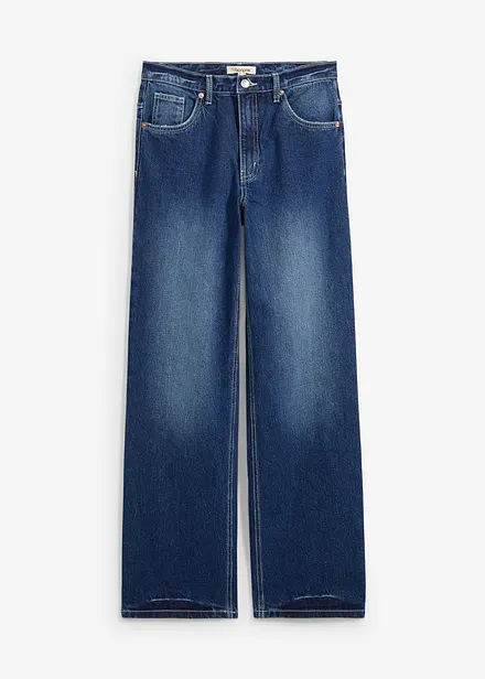 Jeans straight, a vita alta