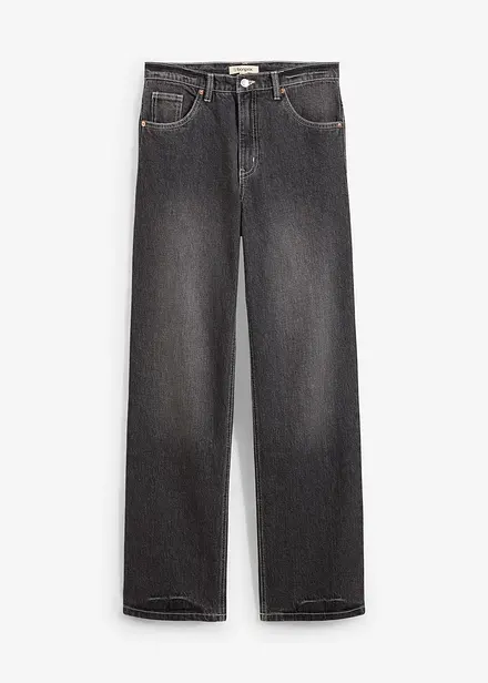 Jeans straight, a vita alta