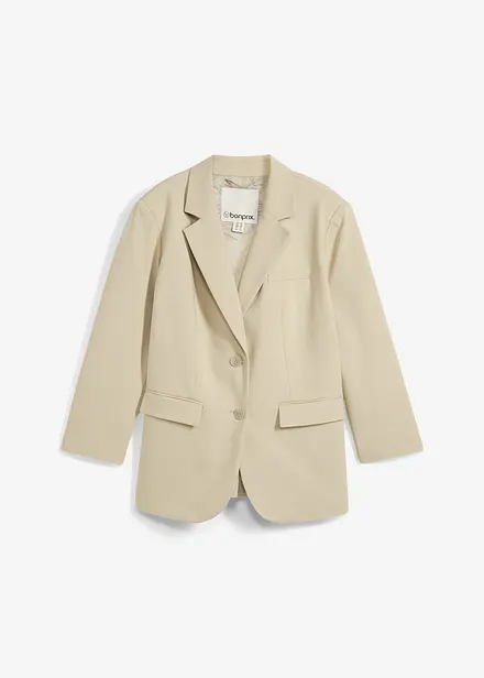 Blazer oversize con spalle leggermente imbottite