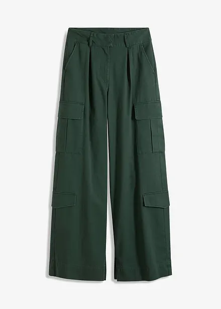 Pantaloni cargo in puro cotone