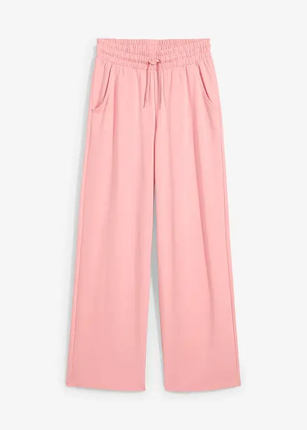 Pantaloni in jersey interlock