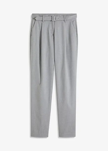Pantaloni con pinces e cintura