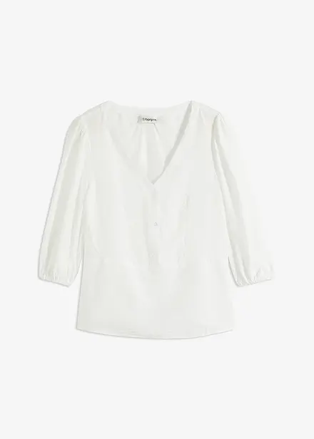 Blusa in fine tessuto misto viscosa
