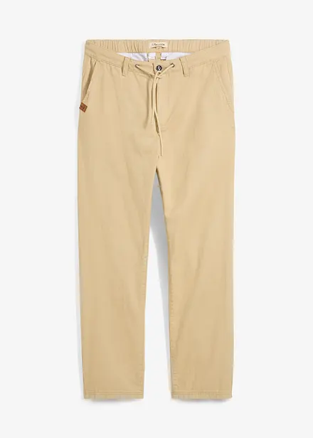 Pantaloni chino in puro cotone straight, relaxed fit