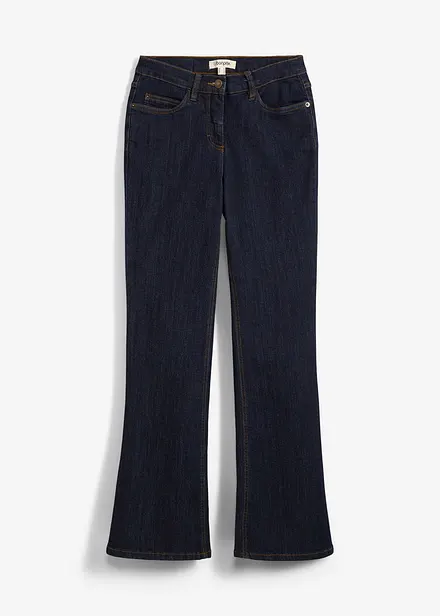 Jeans elasticizzati bootcut, vita media
