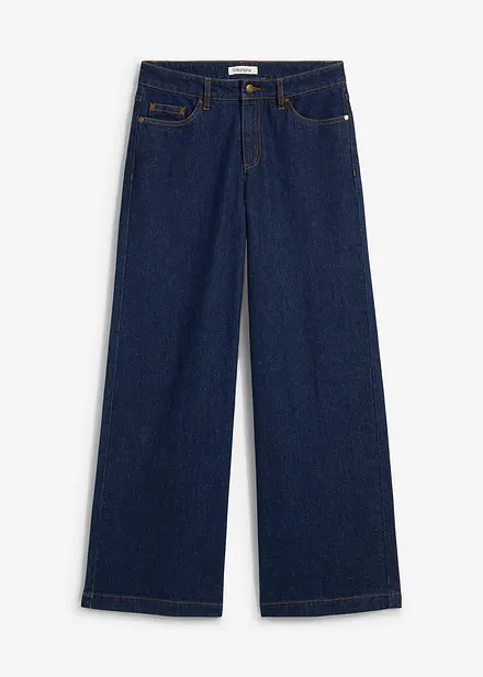 Jeans wide leg extra lunghi, vita media