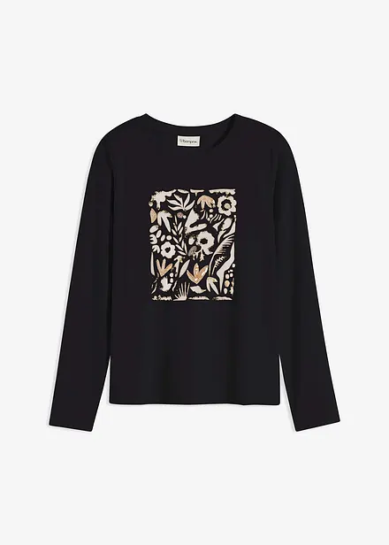 Maglia a maniche lunghe con cotone biologico