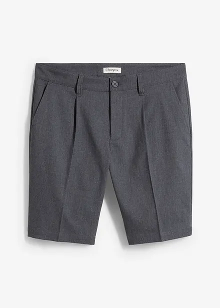 Bermuda chino con piega stirata, relaxed fit