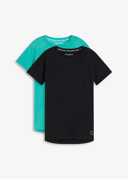 Maglia per sport ad asciugatura rapida (pacco da 2)