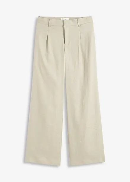 Pantaloni a palazzo in lino