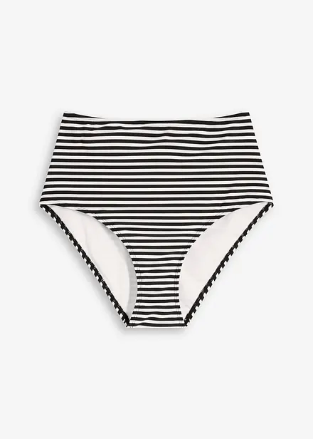 Slip per bikini a vita alta con sgambatura classica