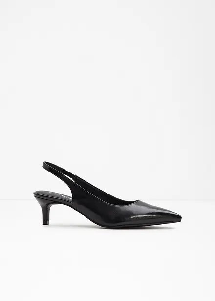 D&eacute;collet&eacute; slingback con tacco sottile