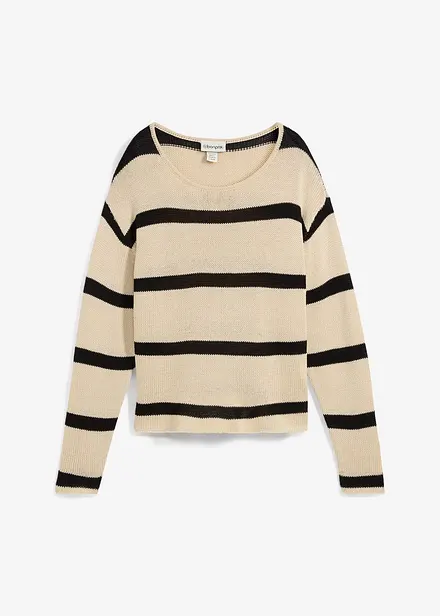 Maglione oversize in filato fine