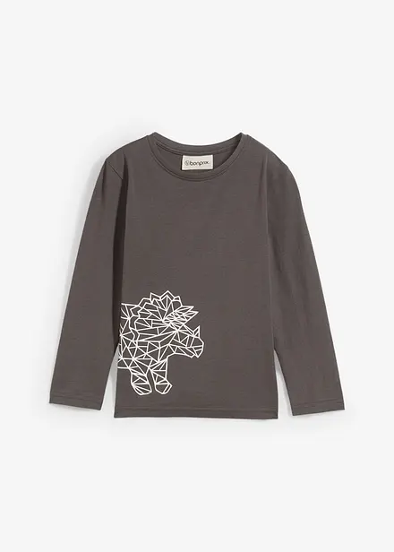 Maglia a maniche lunghe in puro cotone biologico