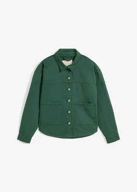 Giacca-camicia in puro cotone