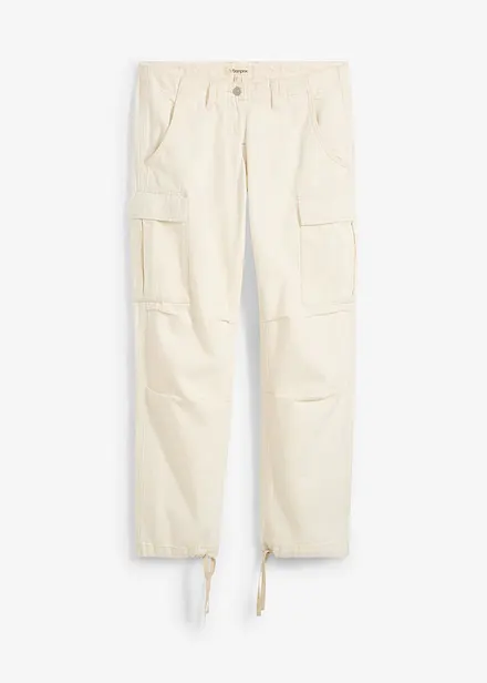 Pantaloni cargo in puro cotone