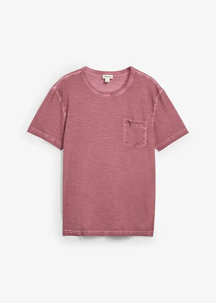 T-shirt con effetto lavato