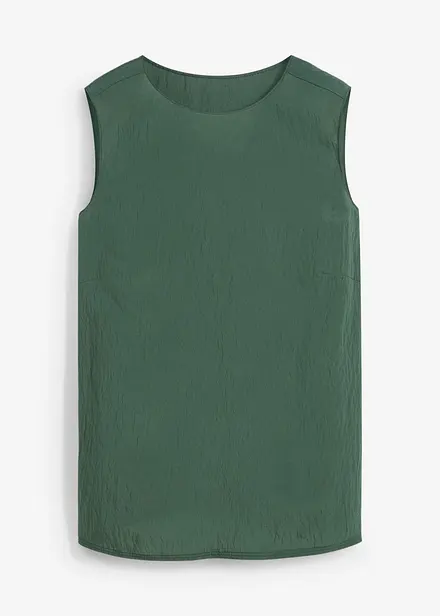 Top in misto viscosa crinkle