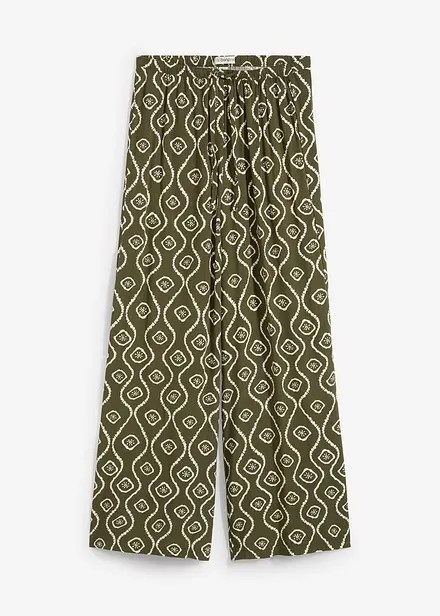 Pantaloni in viscosa fluente