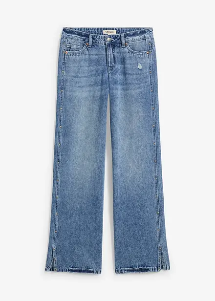 Jeans straight, vita media