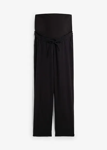 Pantaloni prémaman in misto lino, straight