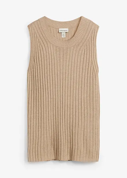 Top in maglia di misto viscosa