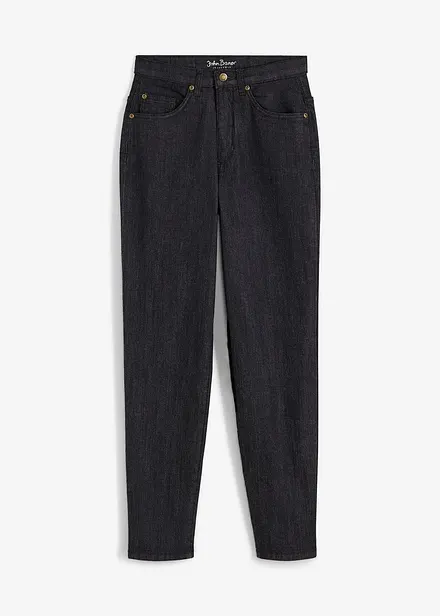 Mom jeans elasticizzati, a vita alta