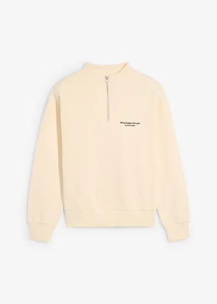 Felpa oversize in puro cotone biologico