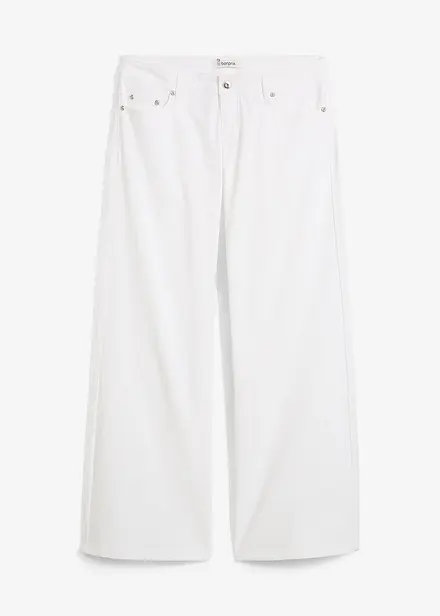 Jeans wide leg, vita bassa