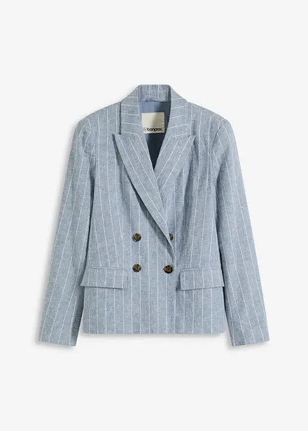 Blazer in misto lino