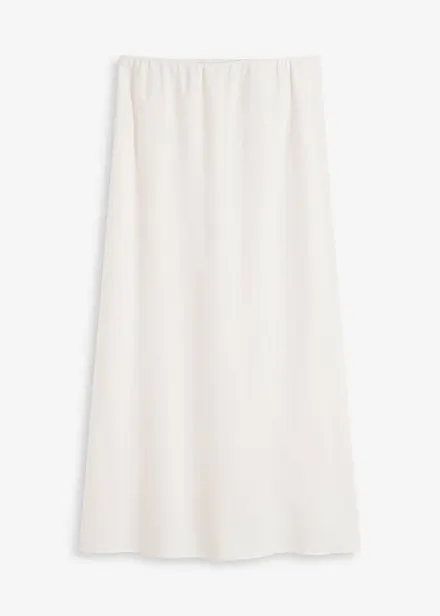 Gonna midi in satin