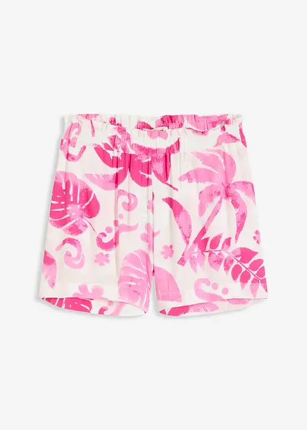 Shorts fantasia in viscosa operata