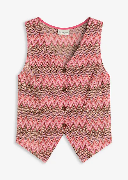 Gilet effetto uncinetto