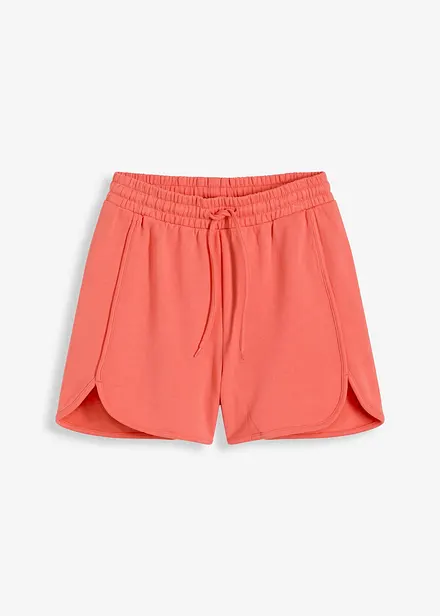 Shorts in felpa di puro cotone biologico