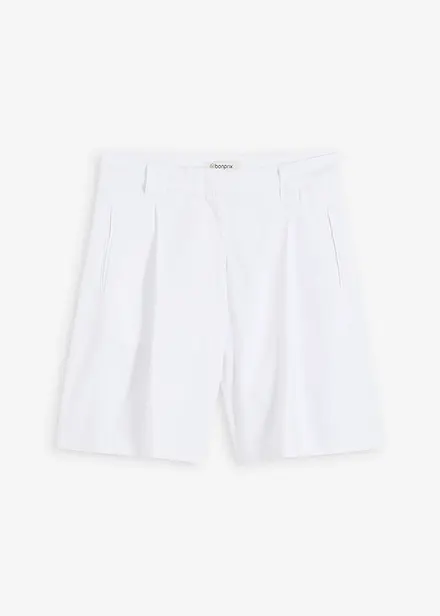 Shorts in misto lino leggero