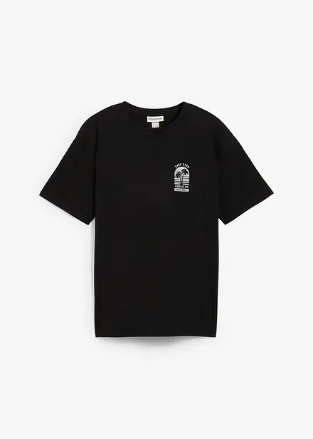 T-shirt in cotone biologico con stampa dietro