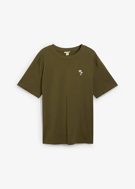 T-shirt con stampa dietro, loose fit