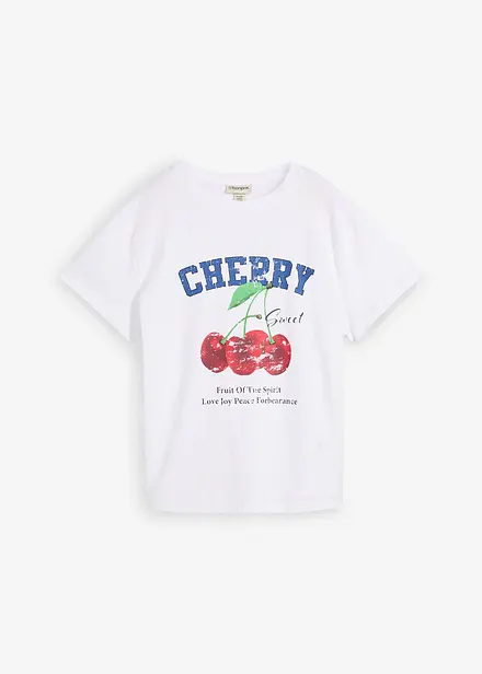 T-shirt in puro cotone biologico, con stampa