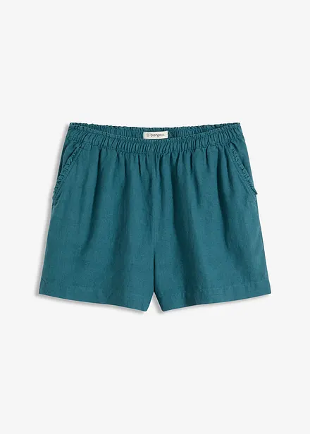 Shorts in misto lino