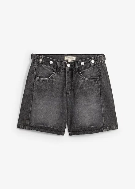 Shorts di jeans low stretch, vita media