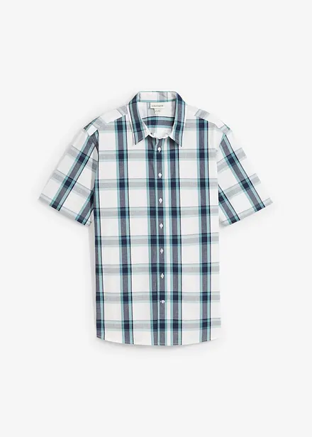 Camicia a maniche corte in puro cotone
