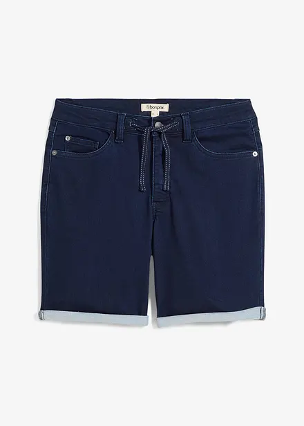 Bermuda di jeans in felpa, regular fit