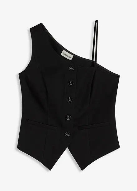 Gilet con abbottonatura