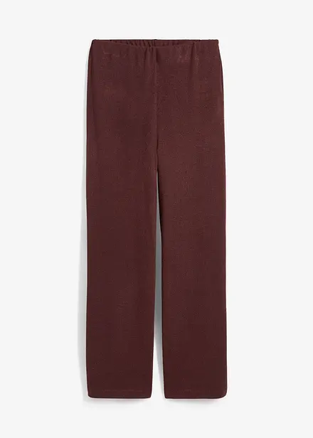 Pantaloni a palazzo in simil maglia