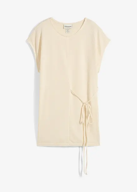 Maglia lunga con laccetti da annodare